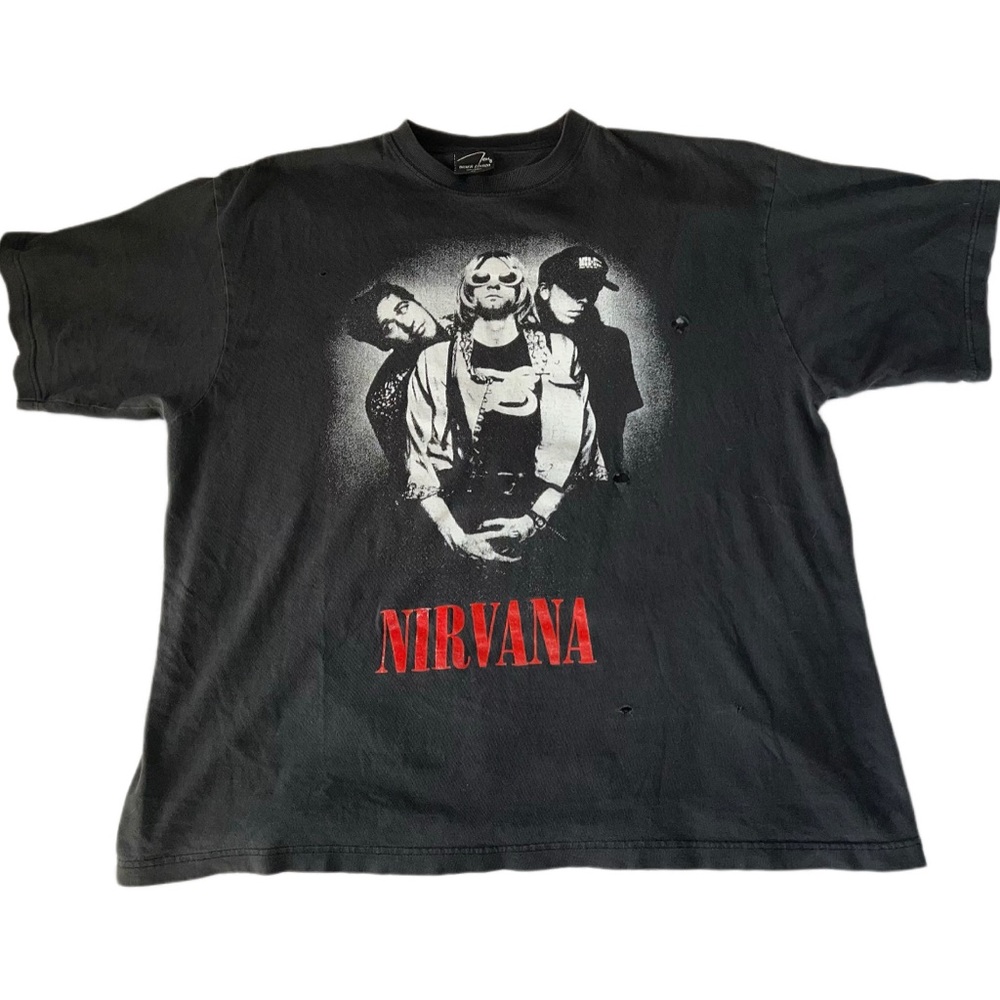 Super Rare Distressed Nirvana 90s Nirvana Vintage… - image 1